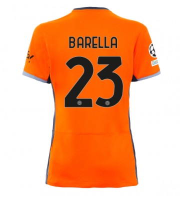 Inter Milan Nicolo Barella #23 Tercera Equipación Mujer 2023-24 Manga Corta